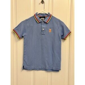 Psycho Bunny Kids Polo Shirt Medium (10-12 Years Old) blue collared  logo